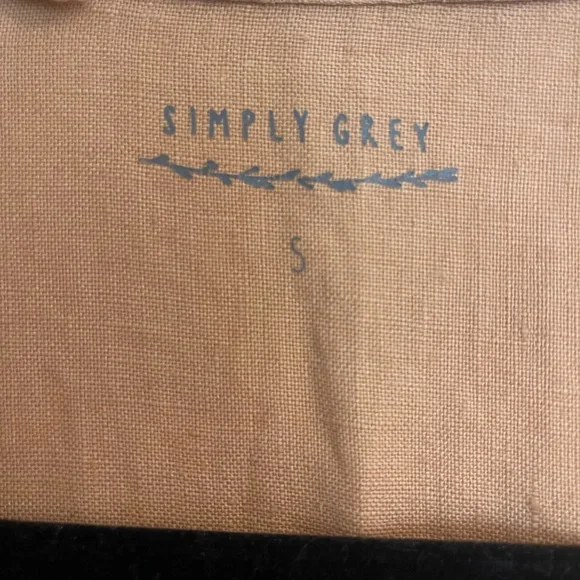 Simply Grey linen wrap dress - small Midi Dress - Picture 5 of 8